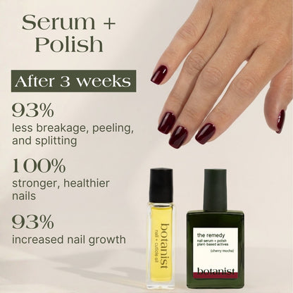 nail rescue kit cherry mocha